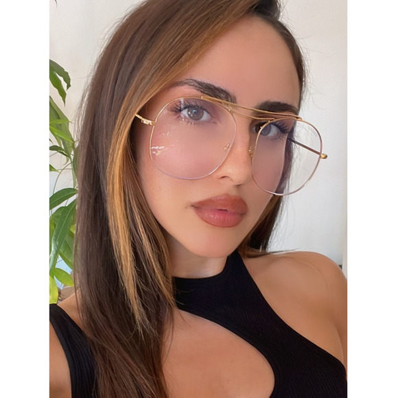 Gucci Accessories - NEW Gucci GG1479S Gold BLUELIGHT Metal Sunglasses